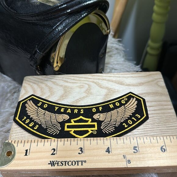 New Harley Davidson Owners 30 Years Of HOG Patch & Pin 1983-2013 - Picture 15 of 16